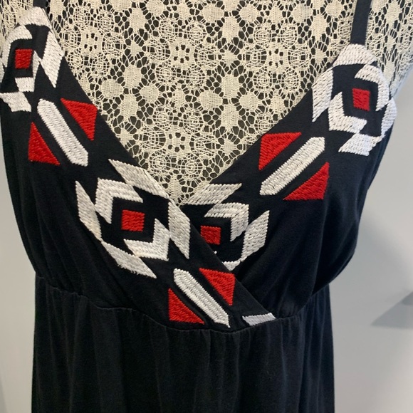 INC International Concepts Blue and White Sleeveless Sundress - Picture 2 of 10